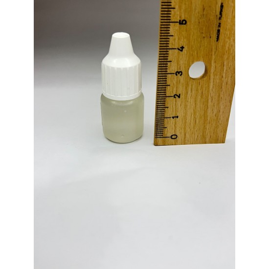 5 ml Damlalıklı Plastik Şişe (Göz Damlası Şişesi) Şeffaf - Beyaz Kapaklı