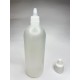 80 ml Damlalıklı Plastik Şişe (Göz Damlası Şişesi) Şeffaf - Beyaz Kapaklı