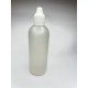 80 ml Damlalıklı Plastik Şişe (Göz Damlası Şişesi) Şeffaf - Beyaz Kapaklı