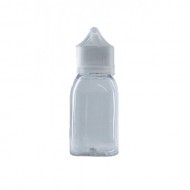 100 ml Şeffaf Gorilla Şişe Beyaz Kilitli Mühürlü Kapaklı