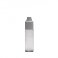 20 ml Şeffaf PET Likit Şişesi Beyaz Çocuk Emniyetli Kapaklı
