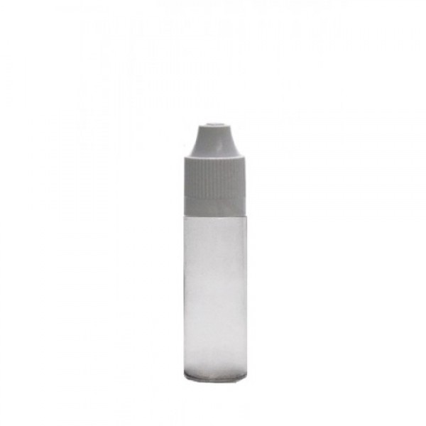 20 ml Şeffaf PET Likit Şişesi Beyaz Çocuk Emniyetli Kapaklı