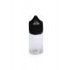 30 ml Şeffaf Gorilla Şişe Beyaz Kilitli Mühürlü Kapaklı V3