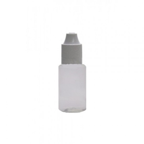 30 ml Şeffaf PET Likit Şişesi Beyaz Çocuk Emniyetli Kapaklı