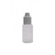 30 ml Şeffaf PET Likit Şişesi Beyaz Çocuk Emniyetli Kapaklı