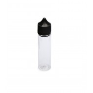 60 ml Şeffaf Gorilla Şişe Siyah Kilitli Mühürlü Kapaklı V3