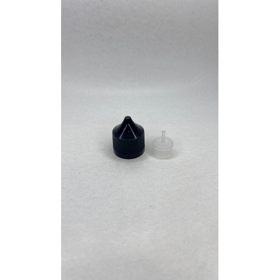 100 ml Şeffaf Gorilla Şişe Siyah Kilitli Mühürlü Kapaklı V3