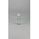 10 ml Şeffaf PET Likit Şişesi Beyaz Çocuk Emniyetli Kapaklı