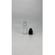 20 ml Şeffaf PET Likit Şişesi Siyah Çocuk Emniyetli Kapaklı