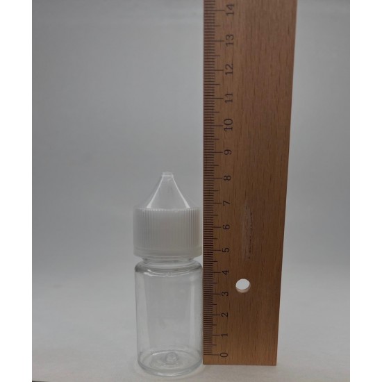 30 ml Şeffaf Gorilla Şişe Siyah Kilitli Mühürlü Kapaklı V3