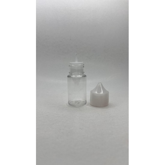 30 ml Şeffaf Gorilla Şişe Siyah Kilitli Mühürlü Kapaklı V3