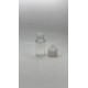 30 ml Şeffaf Gorilla Şişe Siyah Kilitli Mühürlü Kapaklı V3