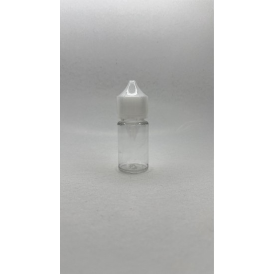 30 ml Şeffaf Gorilla Şişe Siyah Kilitli Mühürlü Kapaklı V3