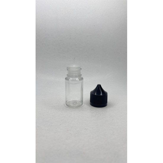30 ml Şeffaf Gorilla Şişe Beyaz Kilitli Mühürlü Kapaklı V3
