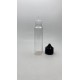 60 ml Şeffaf Gorilla Şişe Siyah Kilitli Mühürlü Kapaklı V3