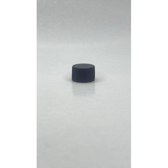 20 ml Şeffaf Plastik Şişe (PET) Siyah Düz Vidalı Kapaklı