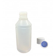 250 ml Naturel Plastik Şişe (PE) Beyaz Cola Kapaklı