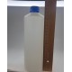 1000 ml (1 Litre) Beyaz Mat Plastik Şişe (PE) Beyaz Cola Kapaklı