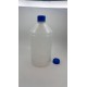1000 ml (1 Litre) Naturel Plastik Şişe (PE) Beyaz Cola Kapaklı