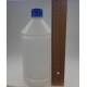 1000 ml (1 Litre) Naturel Plastik Şişe (PE) Beyaz Cola Kapaklı