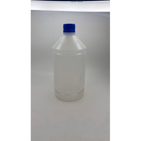 1000 ml (1 Litre) Naturel Plastik Şişe (PE) Beyaz Cola Kapaklı