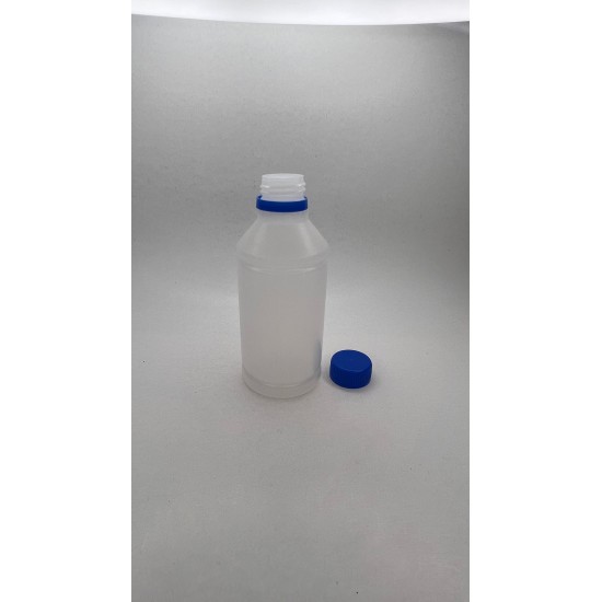 250 ml Naturel Plastik Şişe (PE) Beyaz Cola Kapaklı