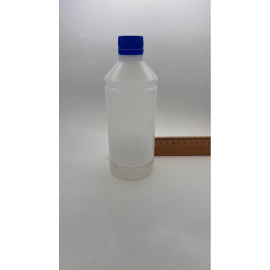 500 ml Naturel Plastik Şişe (PE) Beyaz Cola Kapaklı