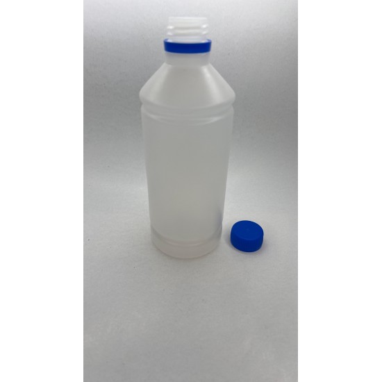 500 ml Naturel Plastik Şişe (PE) Beyaz Cola Kapaklı
