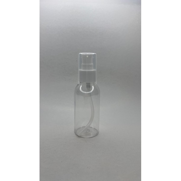 100 ml Beyaz Plastik Şişe (PET) Beyaz Serum Pompalı (24 Ağız)