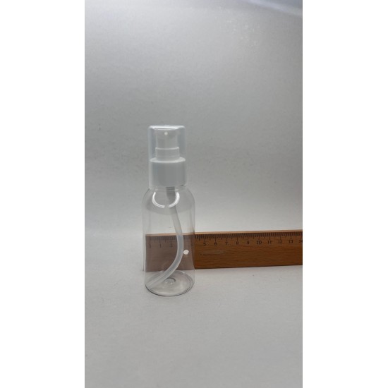 100 ml Beyaz Plastik Şişe (PET) Beyaz Serum Pompalı (24 Ağız)
