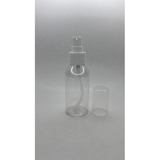 100 ml Beyaz Plastik Şişe (PET) Beyaz Serum Pompalı (24 Ağız)