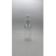 150 ml Şeffaf Plastik Şişe (PET) Beyaz Serum Pompalı (24 Ağız)