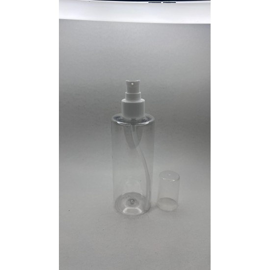 250ml Şeffaf Pet Şişe Serum Pompalı