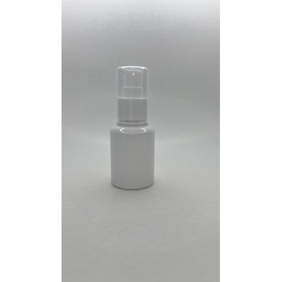 60 ml Beyaz Plastik Şişe (PET) Beyaz Serum Pompalı (24 Ağız)