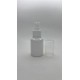 60 ml Beyaz Plastik Şişe (PET) Beyaz Serum Pompalı (24 Ağız)