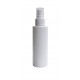 100 ml Beyaz Mat Plastik Şişe (PE) Beyaz Sprey Başlıklı (24 Ağız)