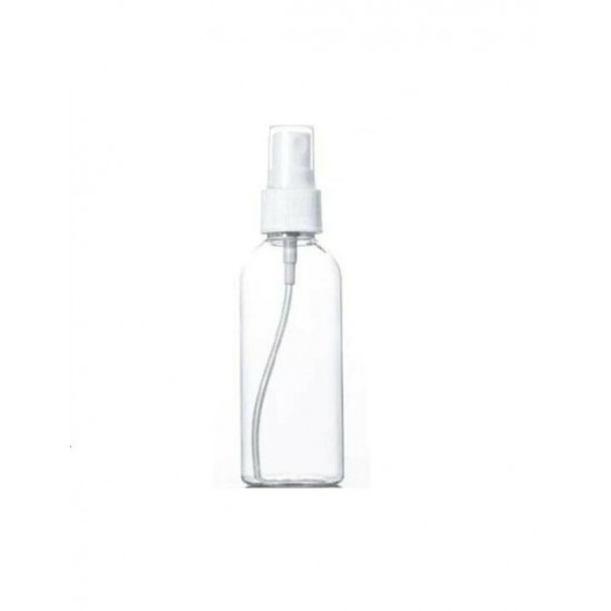 150 ml Şeffaf Plastik Şişe (PET) Beyaz Sprey Başlıklı (24 Ağız)