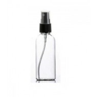 150 ml Şeffaf Plastik Şişe (PET) Siyah Sprey Başlıklı (24 Ağız)