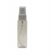 20 ml Şeffaf Plastik Şişe (PET) Beyaz Sprey Başlıklı (18 Ağız)