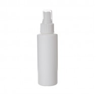 250 ml Beyaz Mat Plastik Şişe (PE) Beyaz Sprey Başlıklı (24 Ağız)