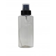 250 ml Şeffaf Plastik Şişe (PET) Siyah Sprey Başlıklı (24 Ağız)