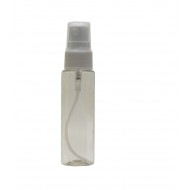 20ml Şeffaf Plastik Pet Şişe Beyaz Sprey Başlıklı