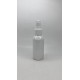 100 ml Beyaz Mat Plastik Şişe (PE) Beyaz Sprey Başlıklı (24 Ağız)
