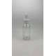 100 ml Şeffaf Plastik Şişe (PET) Beyaz Sprey Başlıklı (24 Ağız)