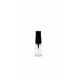 10 ml Şeffaf Plastik Şişe (PET) Siyah Sprey Başlıklı (18 Ağız)