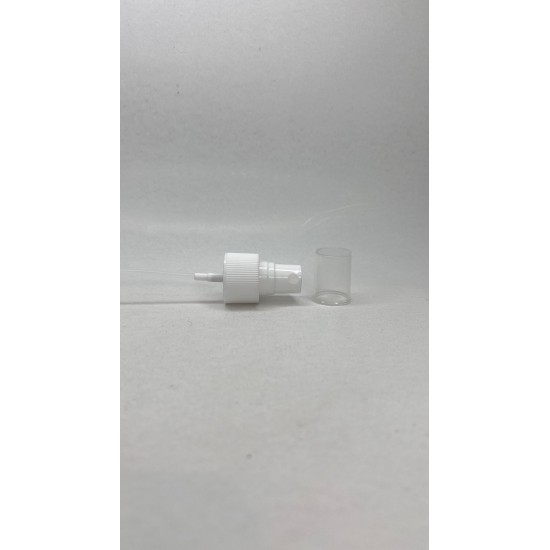 250 ml Beyaz Mat Plastik Şişe (PE) Beyaz Sprey Başlıklı (24 Ağız)