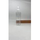250ml Şeffaf Plastik Pet Şişe Beyaz Sprey Başlıklı