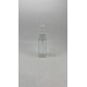 30 ml Şeffaf Plastik Şişe (PET) Beyaz Sprey Başlıklı (18 Ağız)