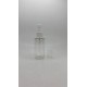 50 ml Şeffaf Plastik Şişe (PET) Beyaz Sprey Başlıklı (18 Ağız)