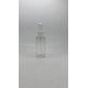 50 ml Şeffaf Plastik Şişe (PET) Beyaz Sprey Başlıklı (18 Ağız)
